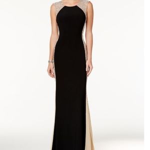 Rhinestone Illusion Gown SIZE 8